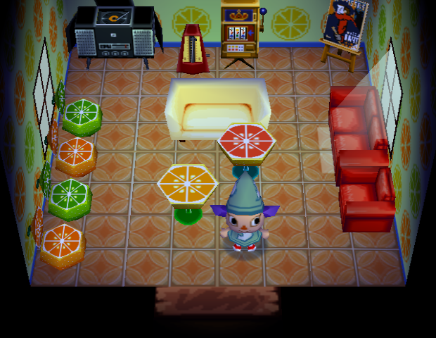 Animal Crossing Azabache Casa Interior