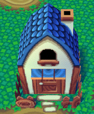 Animal Crossing Arándano Casa Vista Exterior