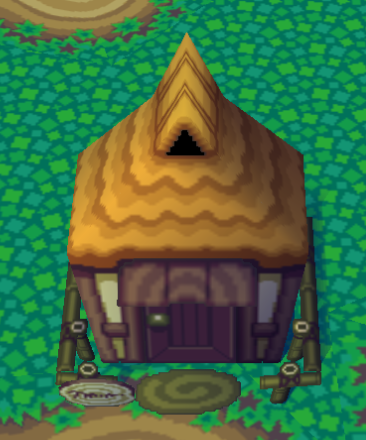 Animal Crossing Боунс жилой дом внешний вид