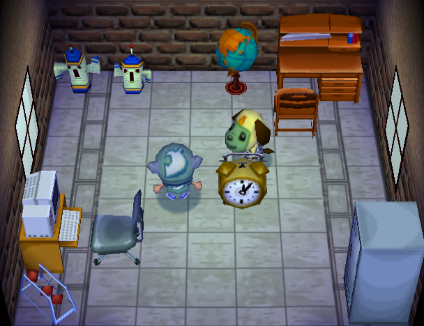 Animal Crossing Bow жилой дом Интерьер