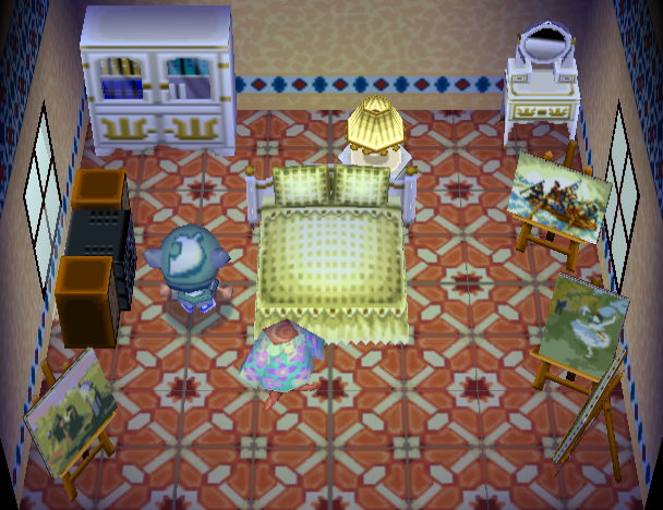 Animal Crossing Brie Casa Interior
