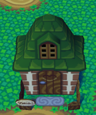 Animal Crossing Бри жилой дом внешний вид
