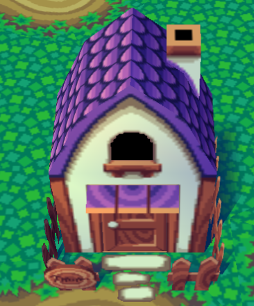 Animal Crossing Brócoli Casa Vista Exterior