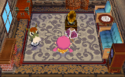 Animal Crossing: Wild World Trotón Casa Interior