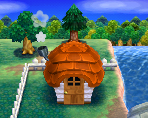 Animal Crossing: Happy Home Designer Бад жилой дом внешний вид