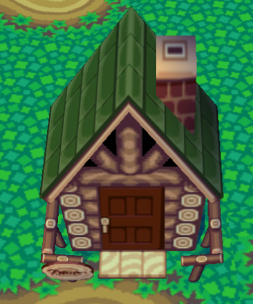 Animal Crossing Банни жилой дом внешний вид