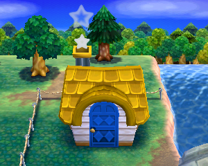 Animal Crossing: Happy Home Designer Кармен жилой дом внешний вид