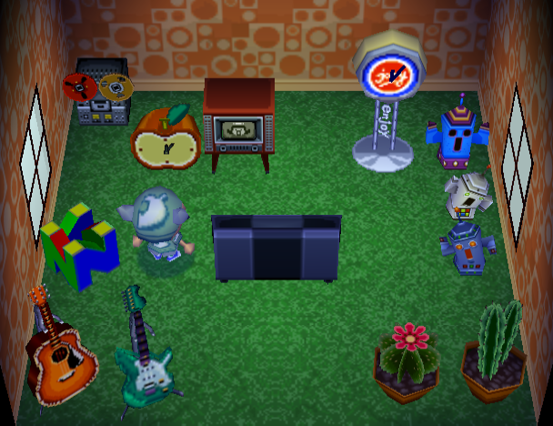 Animal Crossing Carrot House Interior