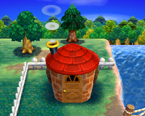 Animal Crossing: Happy Home Designer Шери жилой дом внешний вид