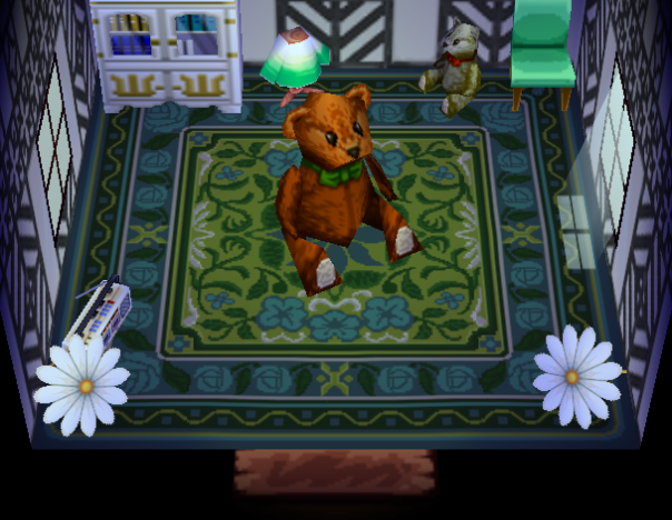 Animal Crossing Шевр жилой дом Интерьер