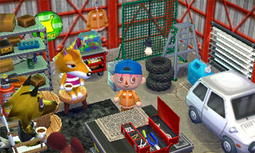 Animal Crossing: Happy Home Designer Чиф жилой дом Интерьер
