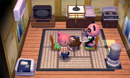 Animal Crossing: Happy Home Designer Chow House Interior
