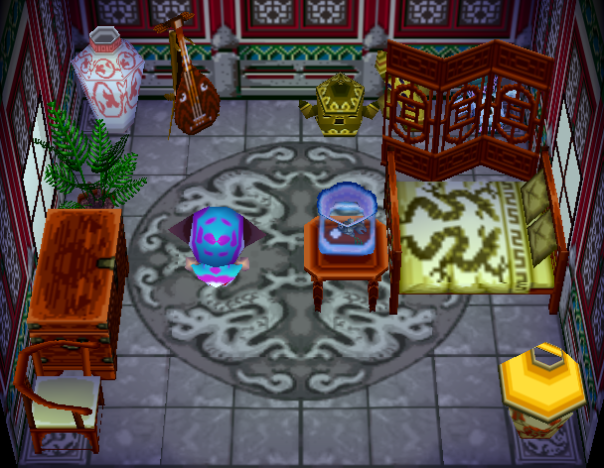 Animal Crossing Pando Casa Interior