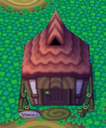 Animal Crossing Клод жилой дом внешний вид
