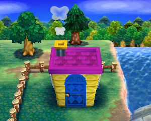Animal Crossing: Happy Home Designer Claudia House Exterior