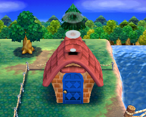 Animal Crossing: Happy Home Designer Коко жилой дом внешний вид