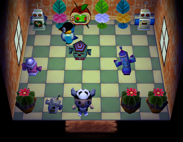 Animal Crossing Cube Casa Interior