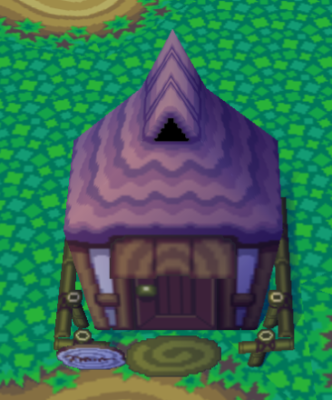 Animal Crossing Cube Maison Vue Extérieure