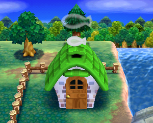 Animal Crossing: Happy Home Designer Curt House Exterior