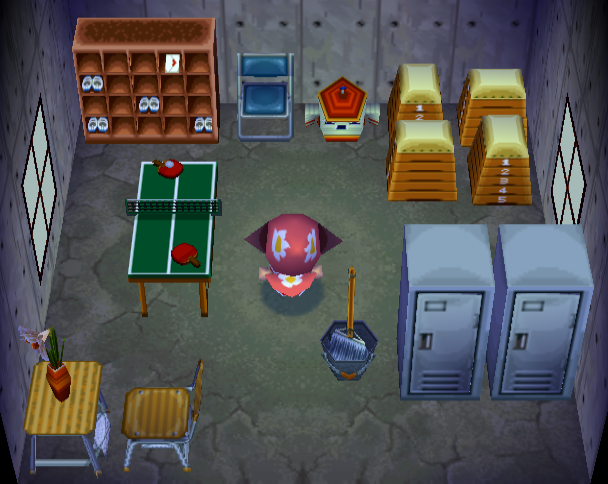 Animal Crossing Дин жилой дом Интерьер