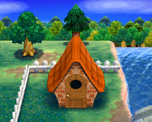 Animal Crossing: Happy Home Designer Krokki Huis Vista Esterna