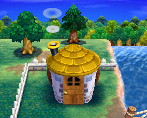 Animal Crossing: Happy Home Designer Eloísa Casa Vista Exterior