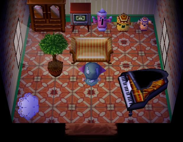 Animal Crossing Lanolina Casa Interior