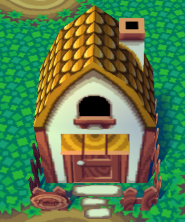 Animal Crossing Юнис жилой дом внешний вид