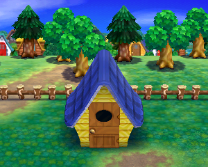Animal Crossing: Happy Home Designer Felyne Casa Vista Exterior