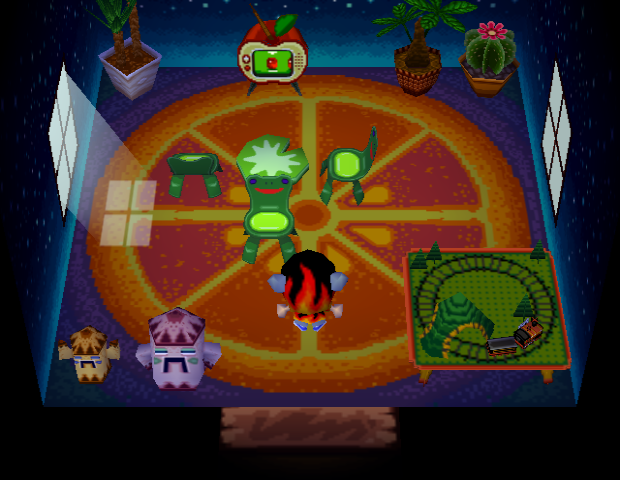 Animal Crossing Filberto Casa Interior