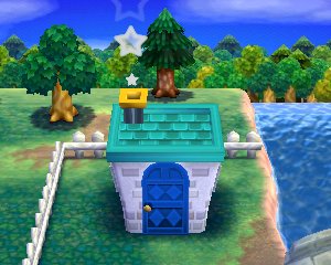 Animal Crossing: Happy Home Designer Francine House Exterior