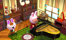 Animal Crossing: Happy Home Designer Габи жилой дом Интерьер