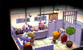 Animal Crossing: Happy Home Designer Gala House Interior