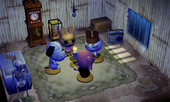 Animal Crossing: Happy Home Designer Гэндзи жилой дом Интерьер