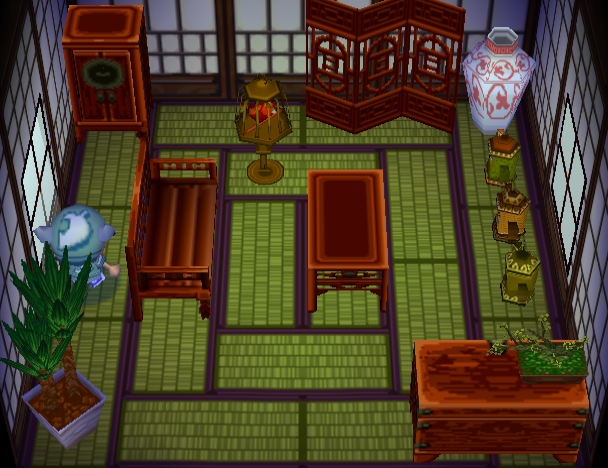 Animal Crossing Gladis Casa Interior