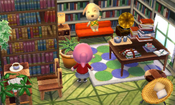 Animal Crossing: Happy Home Designer Goldie House Interior