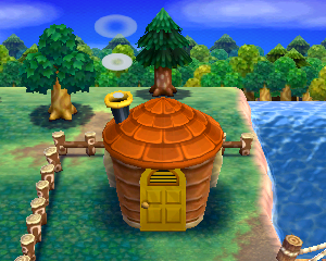 Animal Crossing: Happy Home Designer Goldie House Exterior
