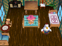 Animal Crossing: Wild World Goose House Interior