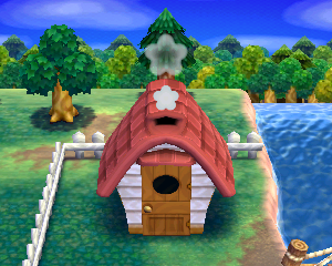 Animal Crossing: Happy Home Designer Greta House Exterior
