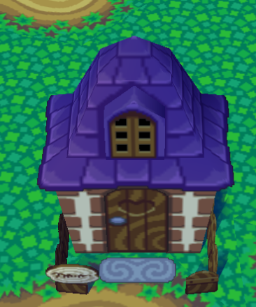 Animal Crossing Графф жилой дом внешний вид
