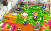 Animal Crossing: Happy Home Designer Гамлет жилой дом Интерьер