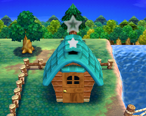 Animal Crossing: Happy Home Designer Hamphrey House Exterior