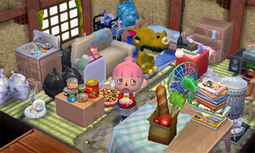 Animal Crossing: Happy Home Designer Harpo Casa Interior