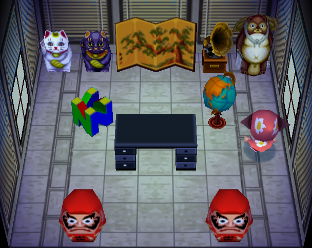 Animal Crossing Hector Maison Intérieur