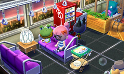 Animal Crossing: Happy Home Designer Henry House Interior