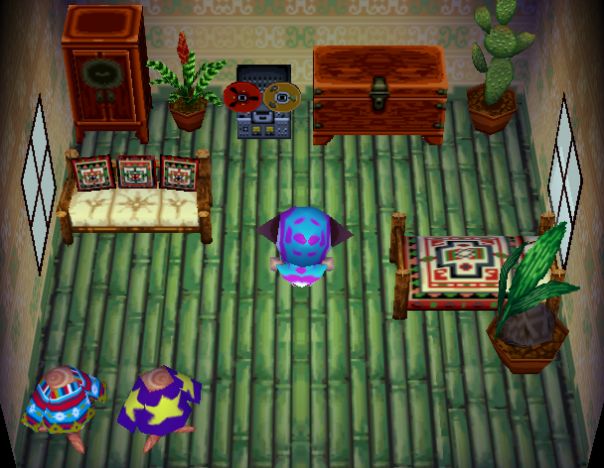Animal Crossing Хорнсби жилой дом Интерьер