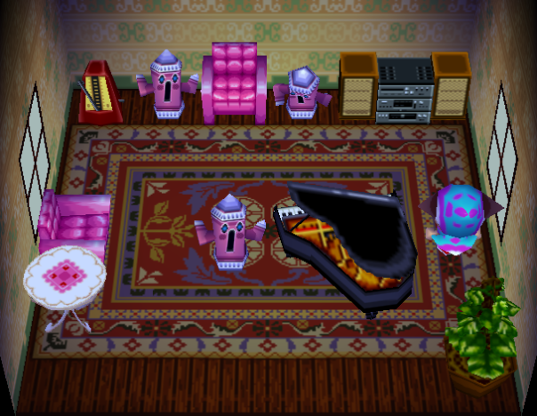 Animal Crossing Huggy House Interior