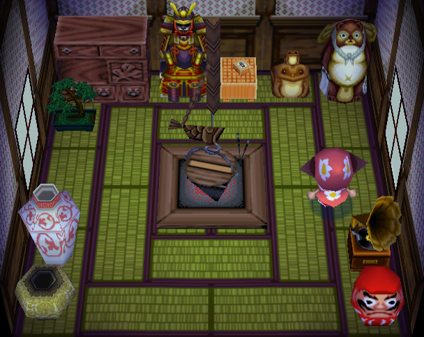 Animal Crossing Iggy жилой дом Интерьер