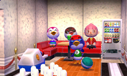 Animal Crossing: Happy Home Designer Дже жилой дом Интерьер