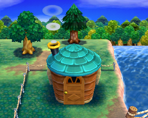 Animal Crossing: Happy Home Designer Jitters House Exterior